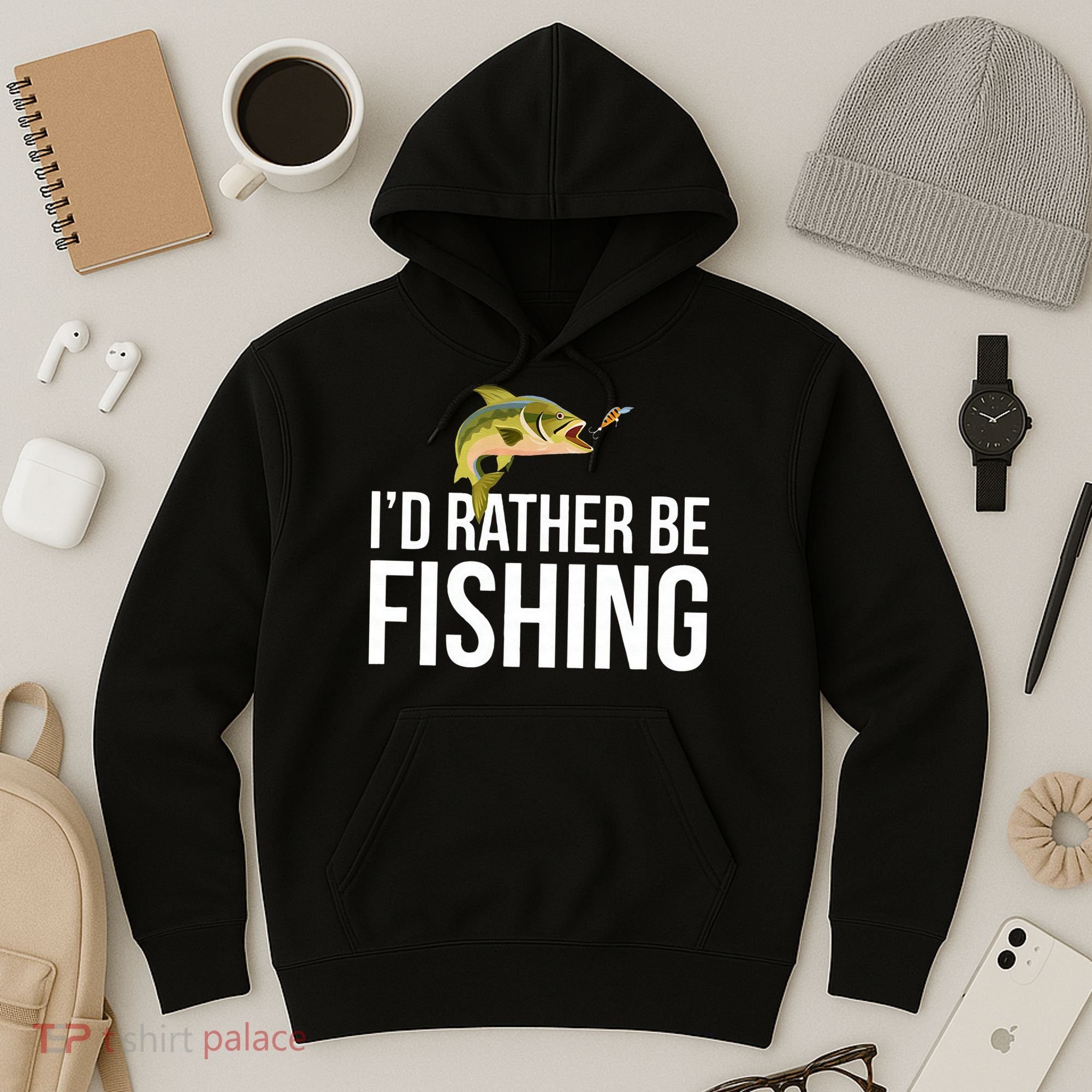 Id Rather Be Fishing Hoodie