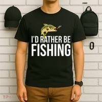 Id Rather Be Fishing T-Shirt thumb 6