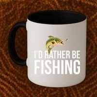 Id Rather Be Fishing Coffee Mug thumb 2