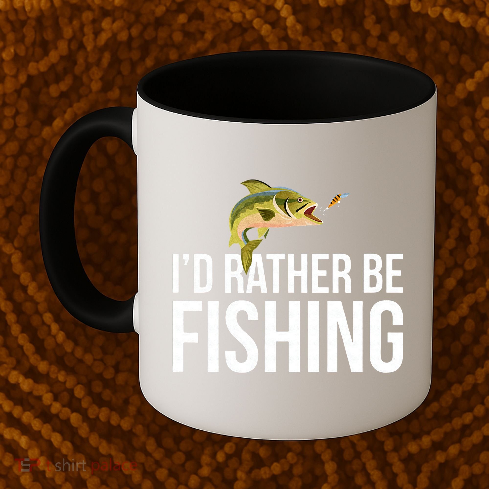 Id Rather Be Fishing Coffee Mug
