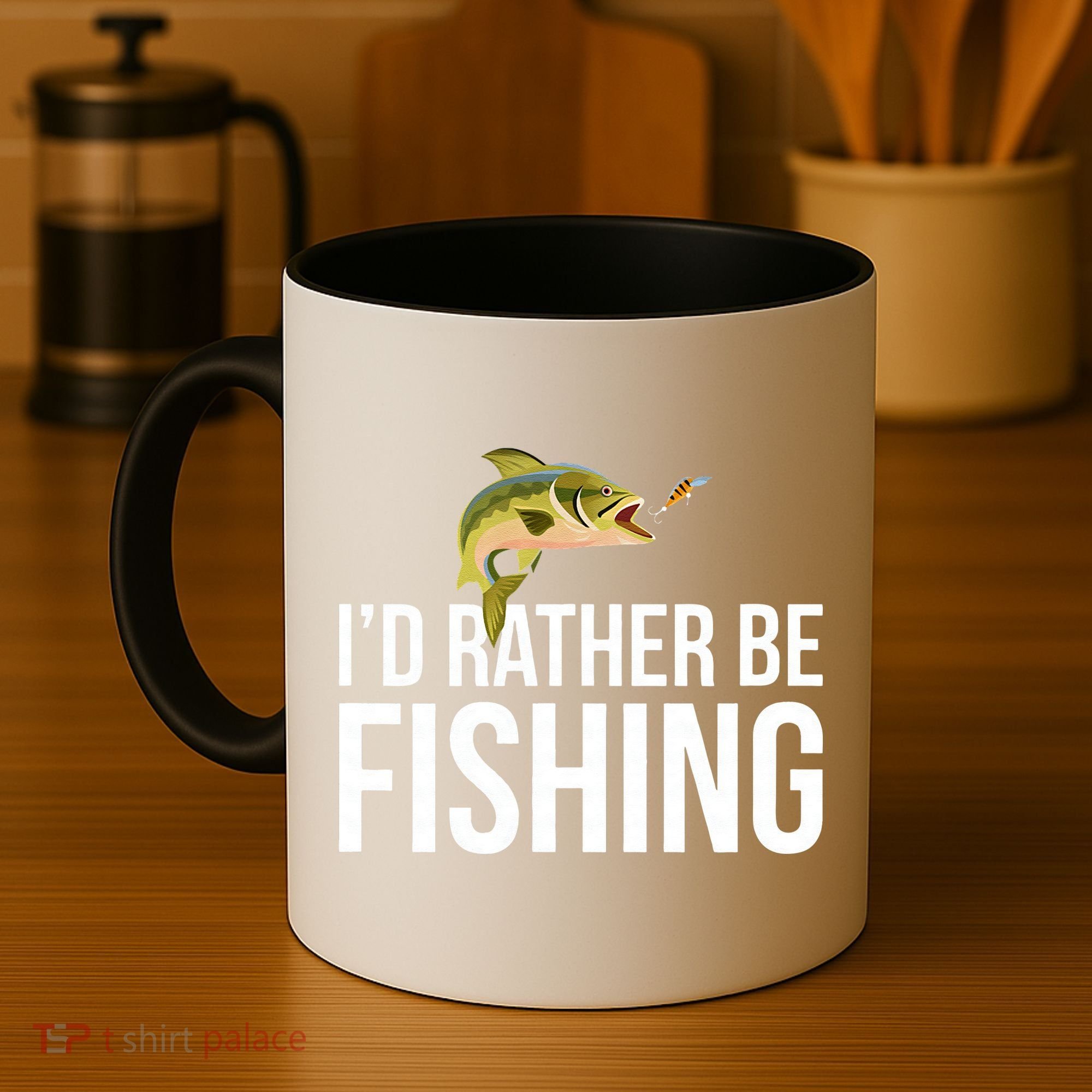 Id Rather Be Fishing Coffee Mug