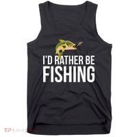 Id Rather Be Fishing Tank Top thumb 0