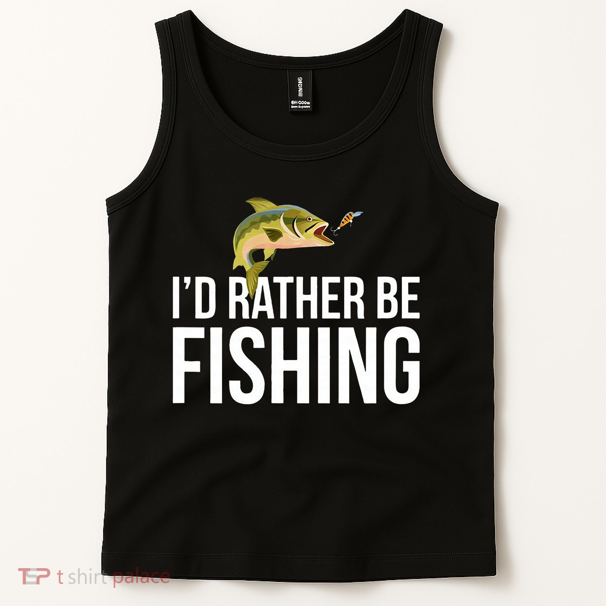 Id Rather Be Fishing Tank Top