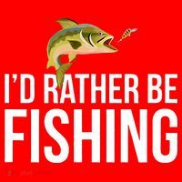 Id Rather Be Fishing Santa Hat thumb 1