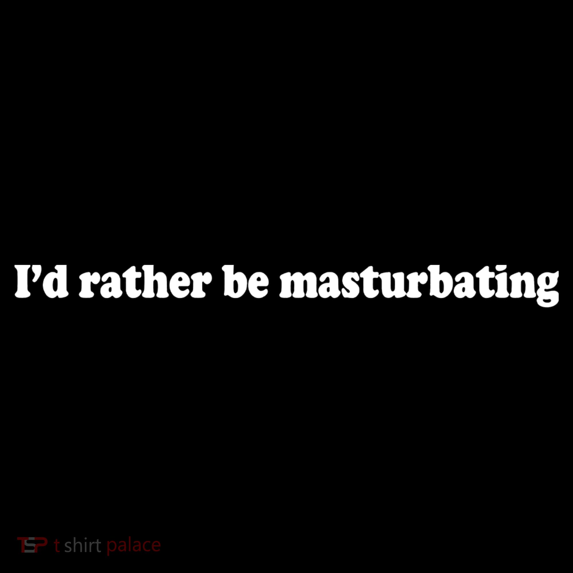 Id Rather Be Masturbating Kids Sweatshirt