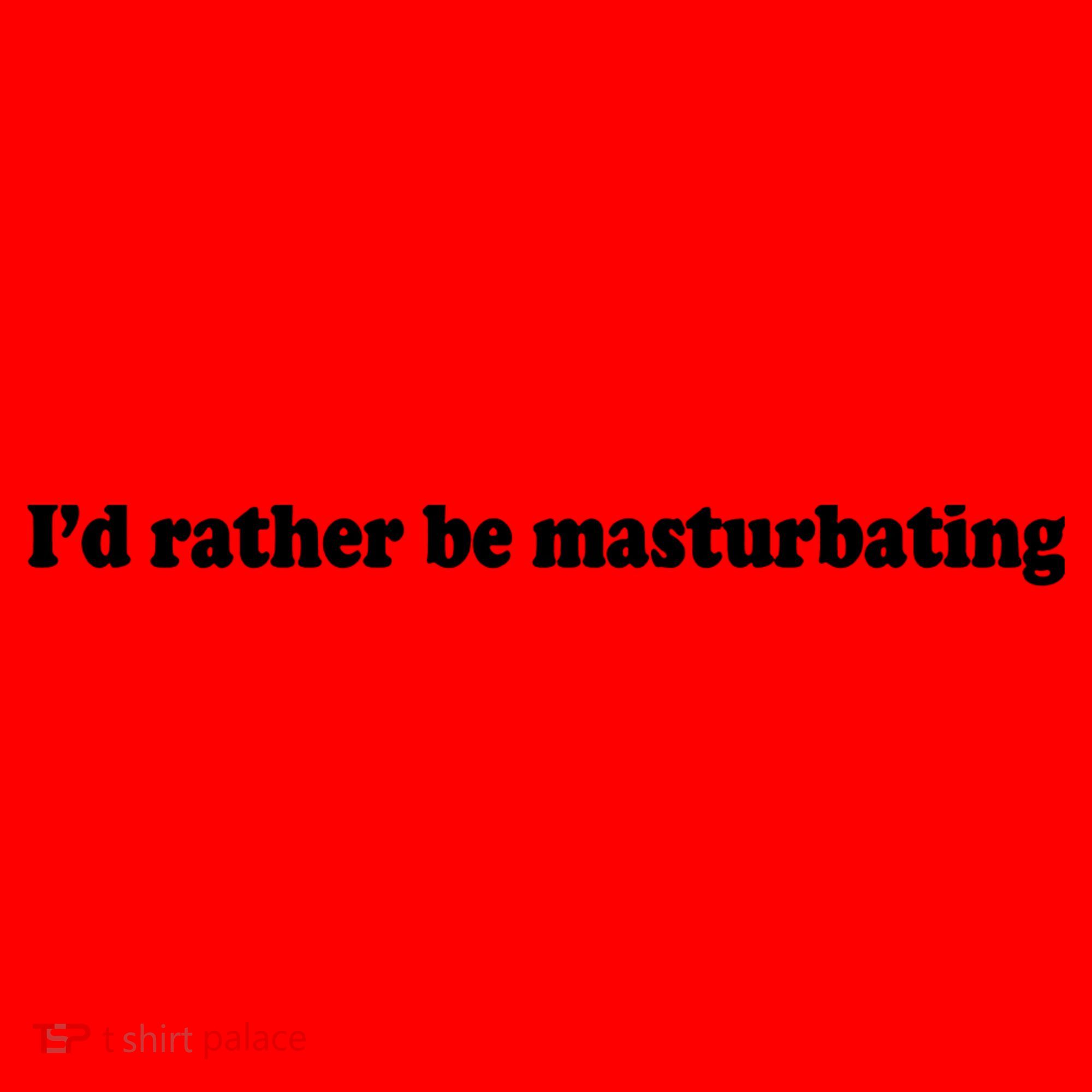 Id Rather Be Masturbating Santa Hat