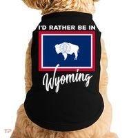 I'd Rather Be In Wyoming Doggie Tank thumb 0