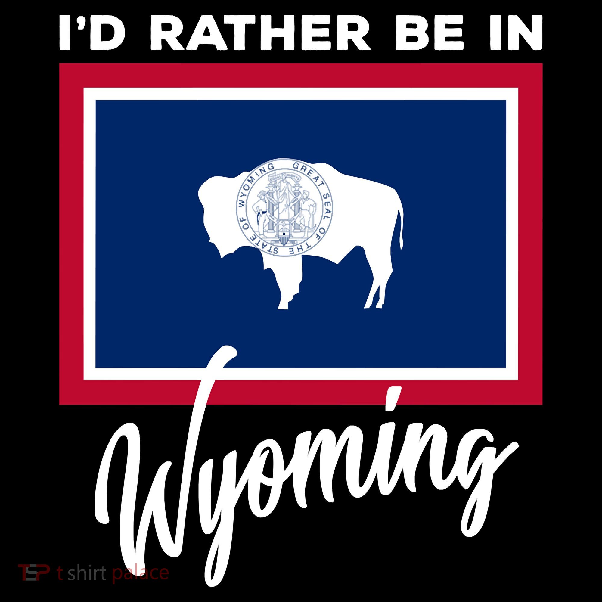 I'd Rather Be In Wyoming Backpack