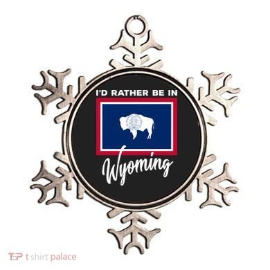I'd Rather Be In Wyoming Ornament