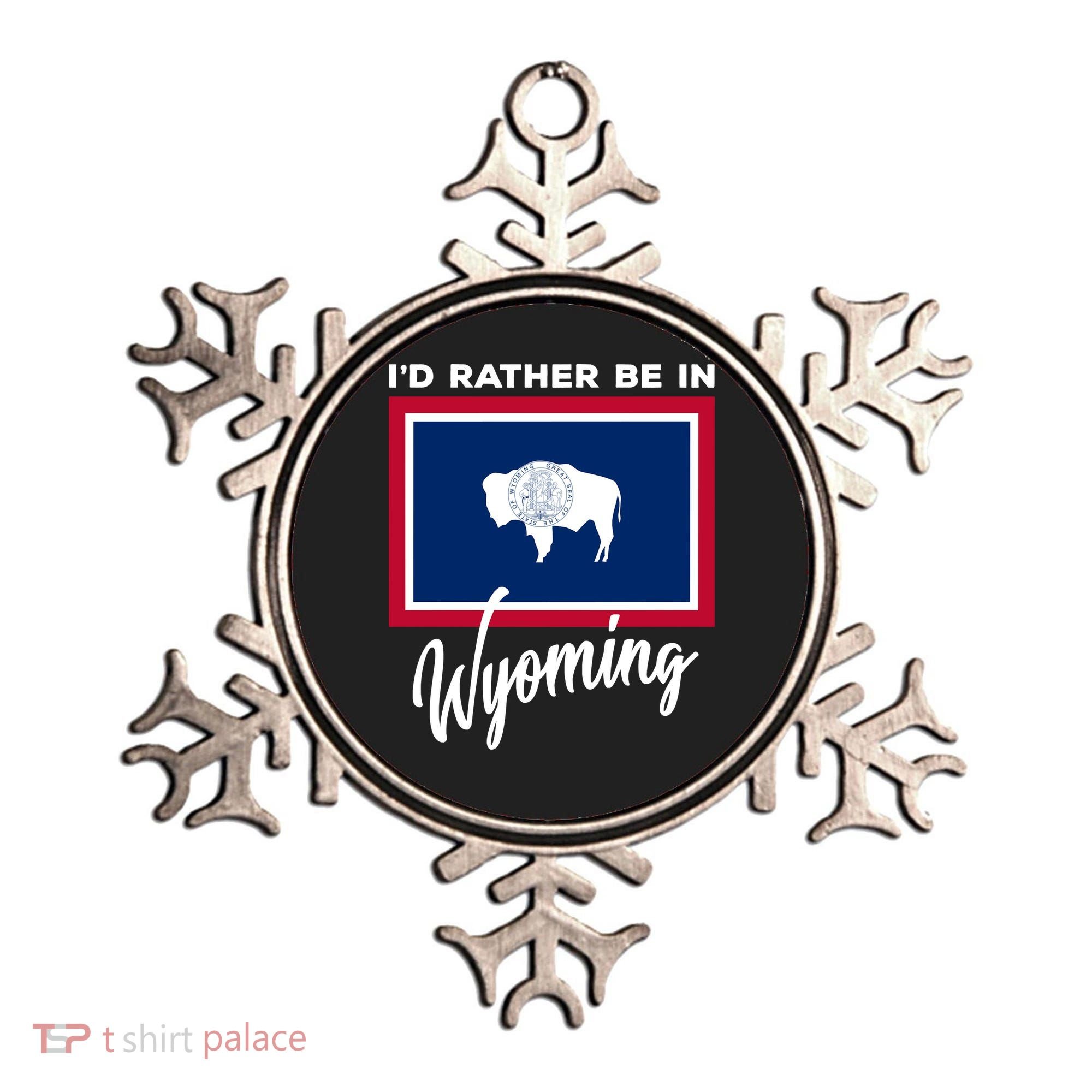 I'd Rather Be In Wyoming Ornament