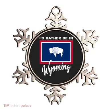 I'd Rather Be In Wyoming Ornament