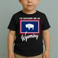 I'd Rather Be In Wyoming Toddler T-Shirt thumb 2