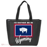 I'd Rather Be In Wyoming Tote Bag thumb 0