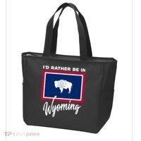I'd Rather Be In Wyoming Tote Bag thumb 3