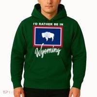 I'd Rather Be In Wyoming Hoodie thumb 2