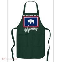 I'd Rather Be In Wyoming Apron thumb 0