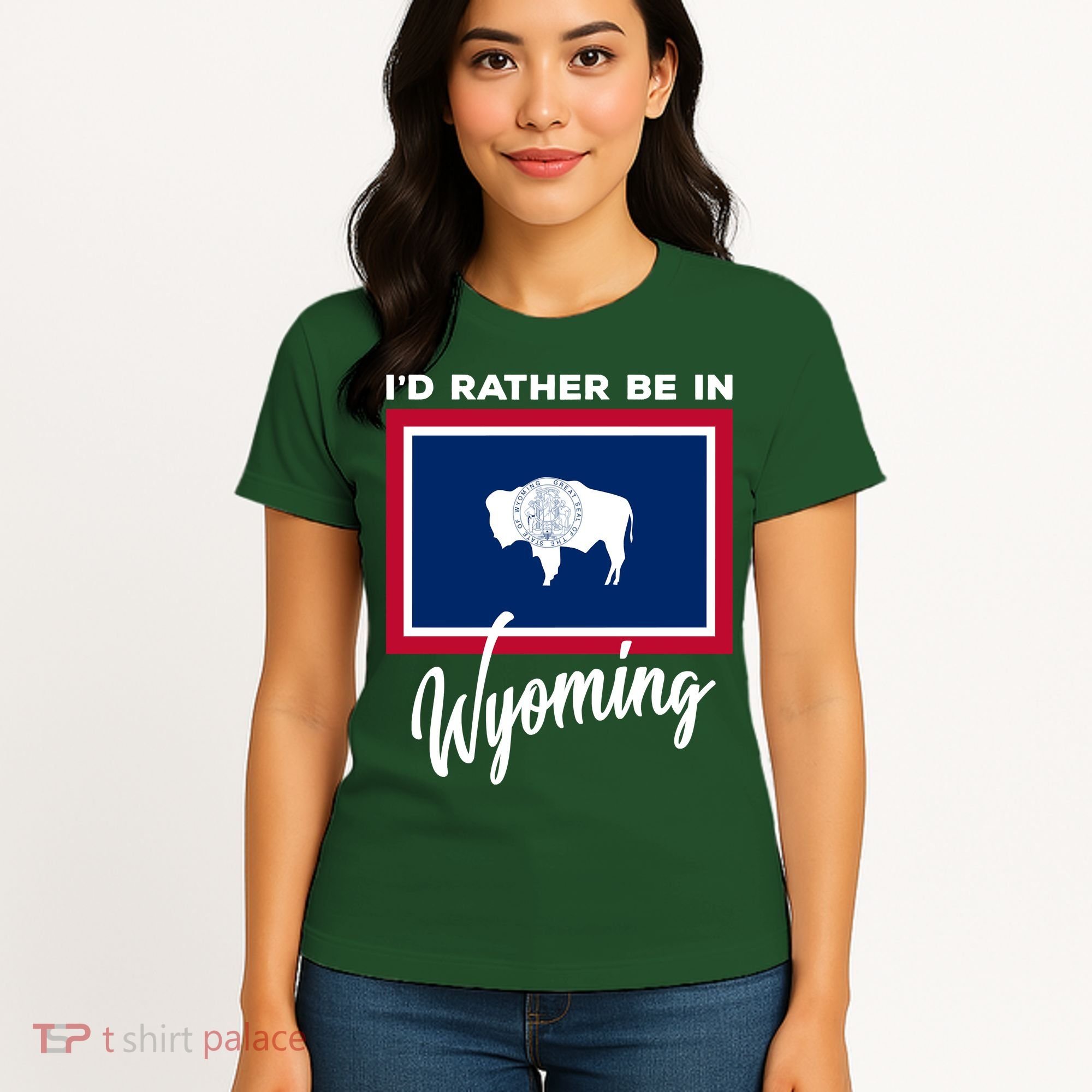 I'd Rather Be In Wyoming Women's T-Shirt