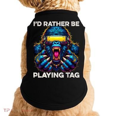 ID Rather Be Playing Tag Gorilla Monke Tag Gorilla Vr Gamer Doggie Tank