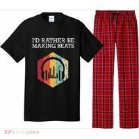 ID Rather Be Making Beats Beat Makers Music Producer Pajama Set thumb 0