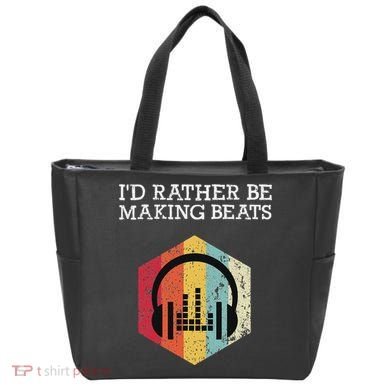 ID Rather Be Making Beats Beat Makers Music Producer Tote Bag