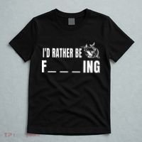 Id Rather Be Fishing Funny Fishing T-Shirt thumb 5
