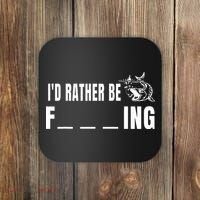 Id Rather Be Fishing Funny Fishing Coaster thumb 0