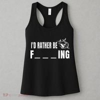Id Rather Be Fishing Funny Fishing Women's Tank Top thumb 3
