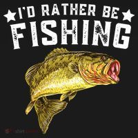 I'd Rather be Fishing Fisher Loving Fish Lake River Mode Visor thumb 3