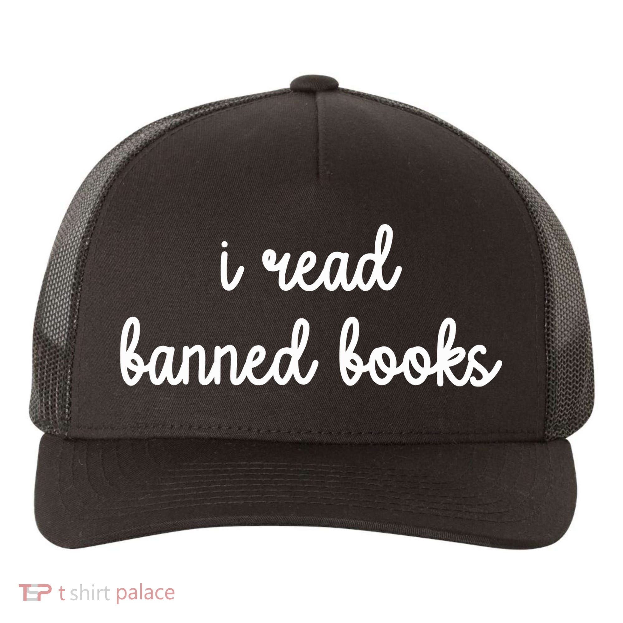 I Read Banned Books Joy Behar Yupoong Adult 5-Panel Trucker Hat