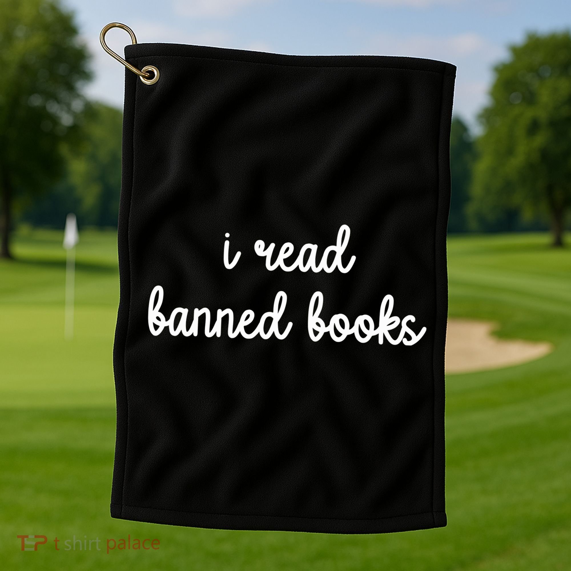 I Read Banned Books Joy Behar Golf Towel