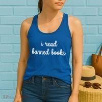 I Read Banned Books Joy Behar Women's Tank Top thumb 2