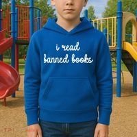 I Read Banned Books Joy Behar Kids Hoodie thumb 2