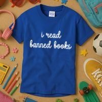 I Read Banned Books Joy Behar Kids T-Shirt thumb 3