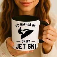Id Rather Be On My Jet Ski Jet Skiing Gift Coffee Mug thumb 3