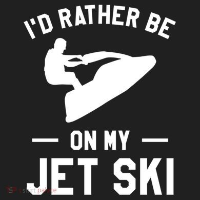 Id Rather Be On My Jet Ski Jet Skiing Gift 15oz Campfire Ceramic Mug