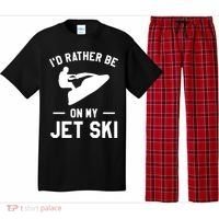 Id Rather Be On My Jet Ski Jet Skiing Gift Pajama Set thumb 0