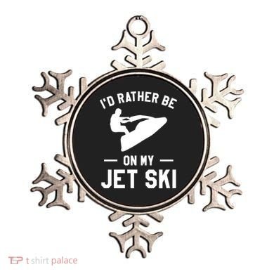Id Rather Be On My Jet Ski Jet Skiing Gift Ornament