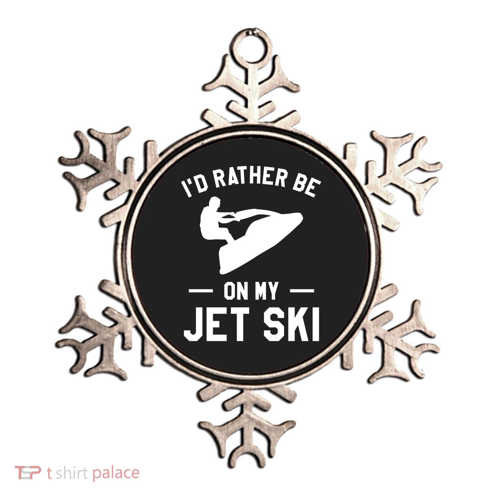 Id Rather Be On My Jet Ski Jet Skiing Gift Ornament