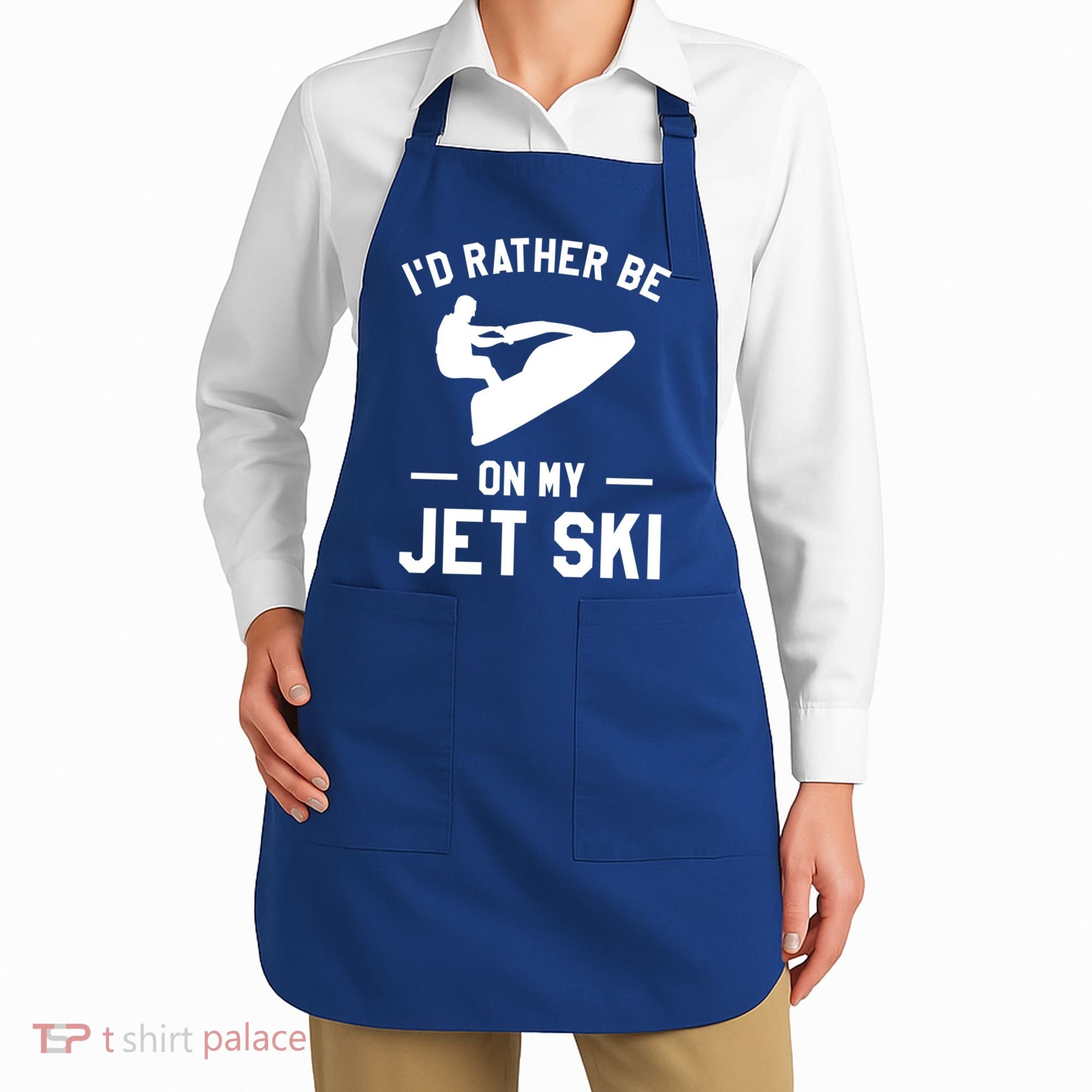 Id Rather Be On My Jet Ski Jet Skiing Gift Apron