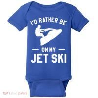 Id Rather Be On My Jet Ski Jet Skiing Gift Baby Bodysuit thumb 0