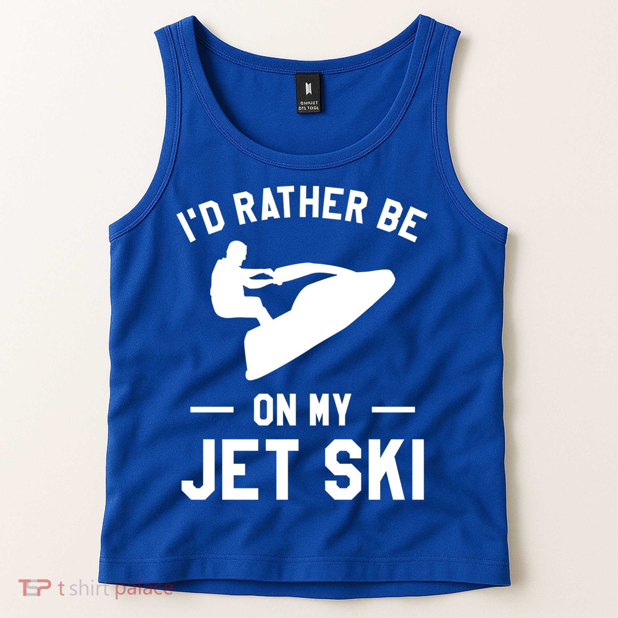 Id Rather Be On My Jet Ski Jet Skiing Gift Tank Top