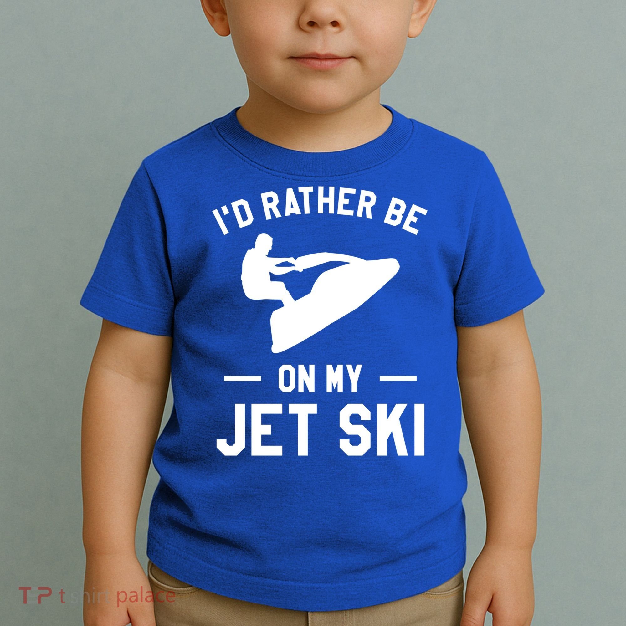 Id Rather Be On My Jet Ski Jet Skiing Gift Toddler T-Shirt