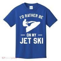 Id Rather Be On My Jet Ski Jet Skiing Gift Kids T-Shirt thumb 0