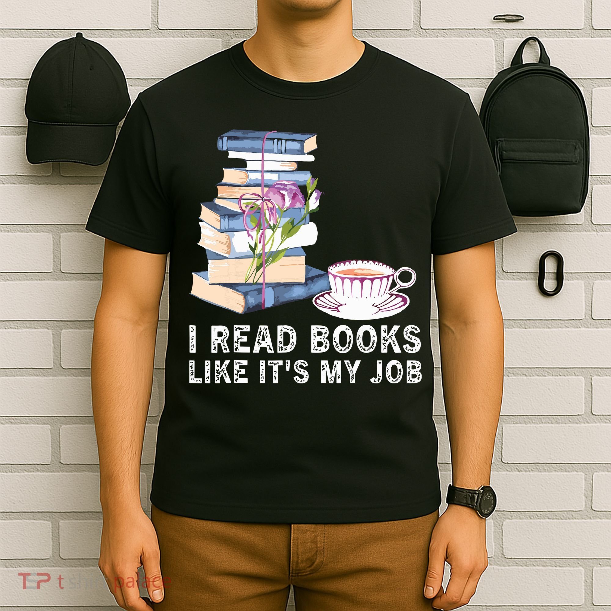 I Read Books Like Its My Job School Librarian T-Shirt