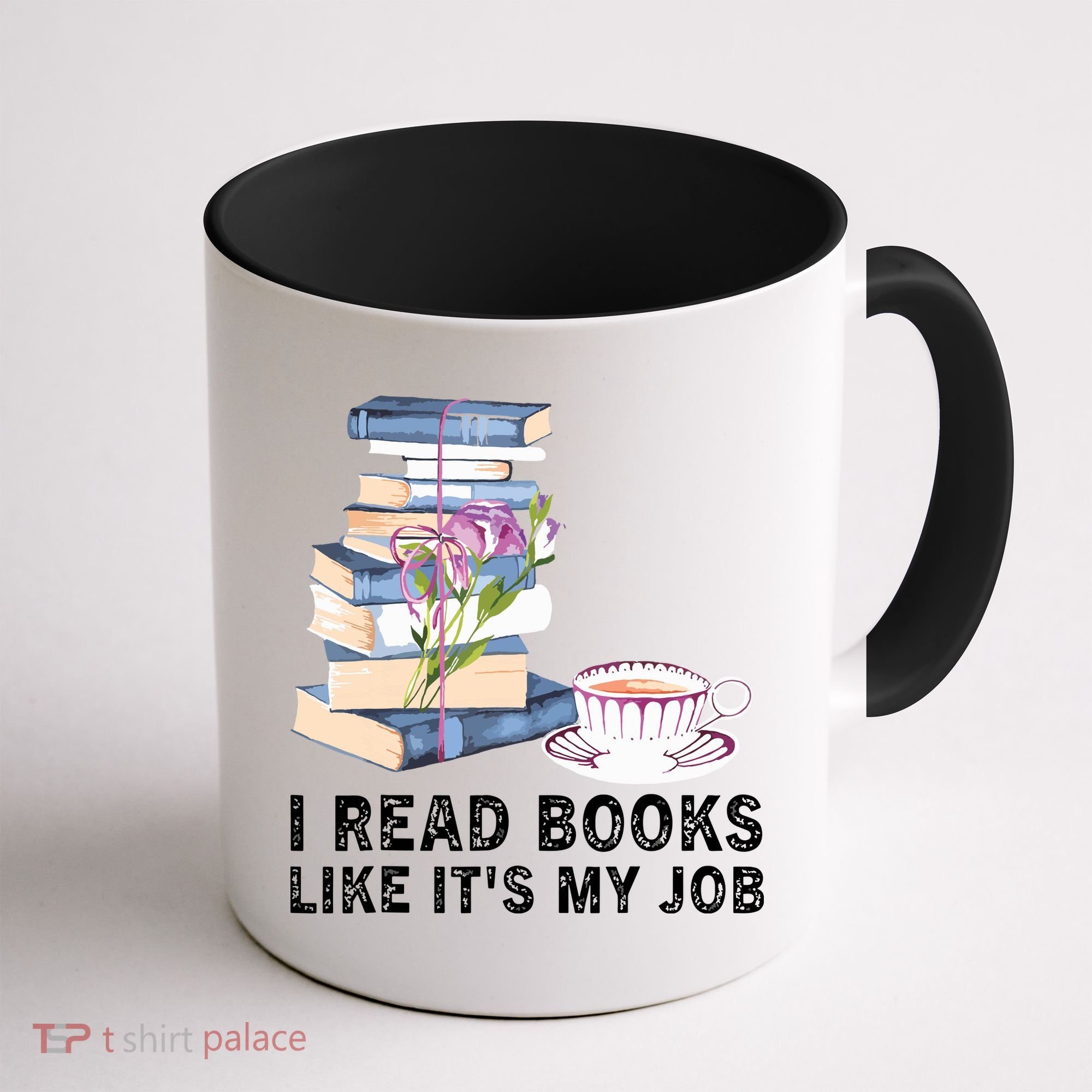 I Read Books Like Its My Job School Librarian Coffee Mug