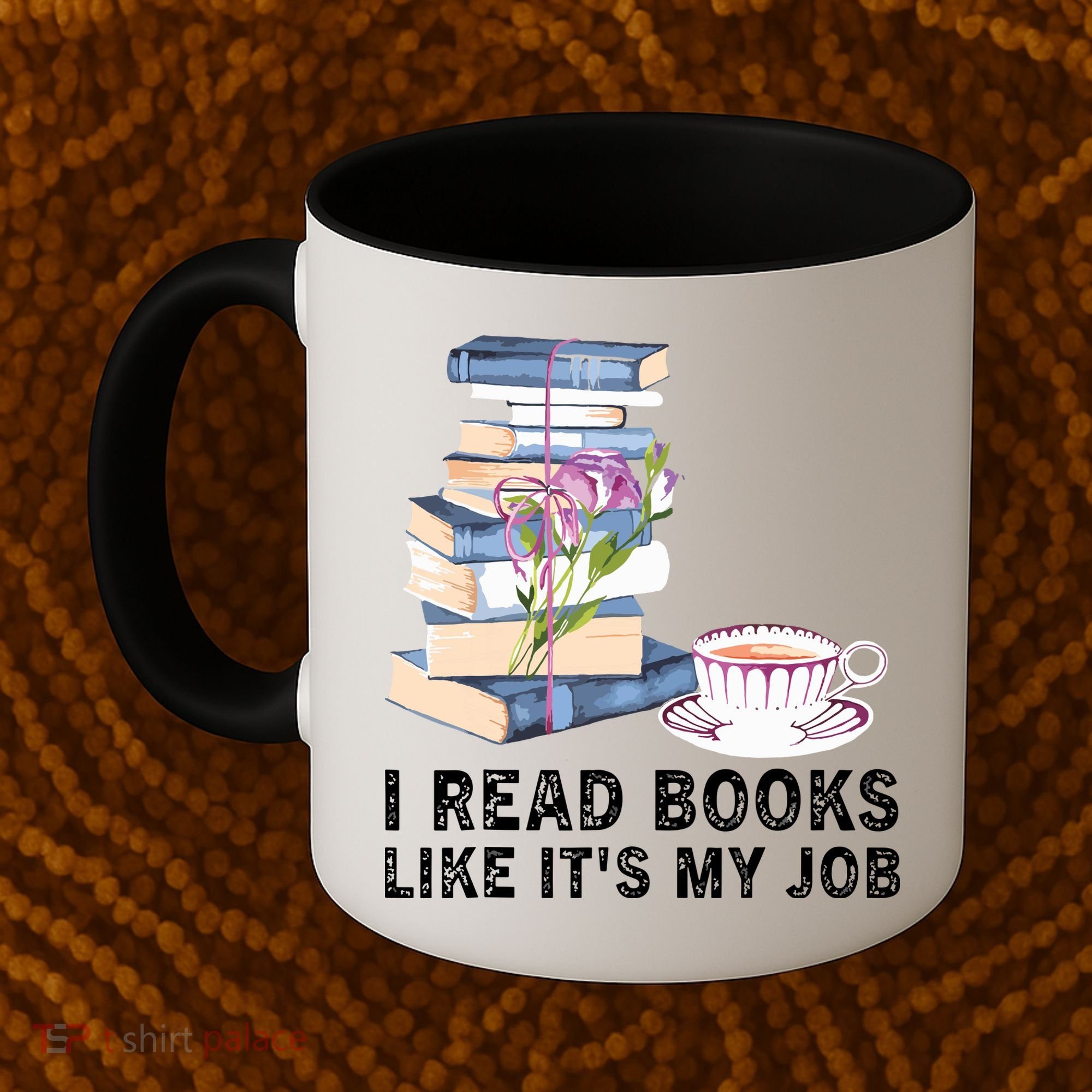 I Read Books Like Its My Job School Librarian Coffee Mug