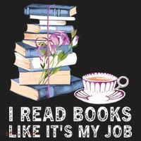 I Read Books Like Its My Job School Librarian Beanie thumb 2