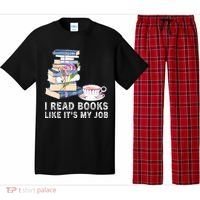 I Read Books Like Its My Job School Librarian Pajama Set thumb 0