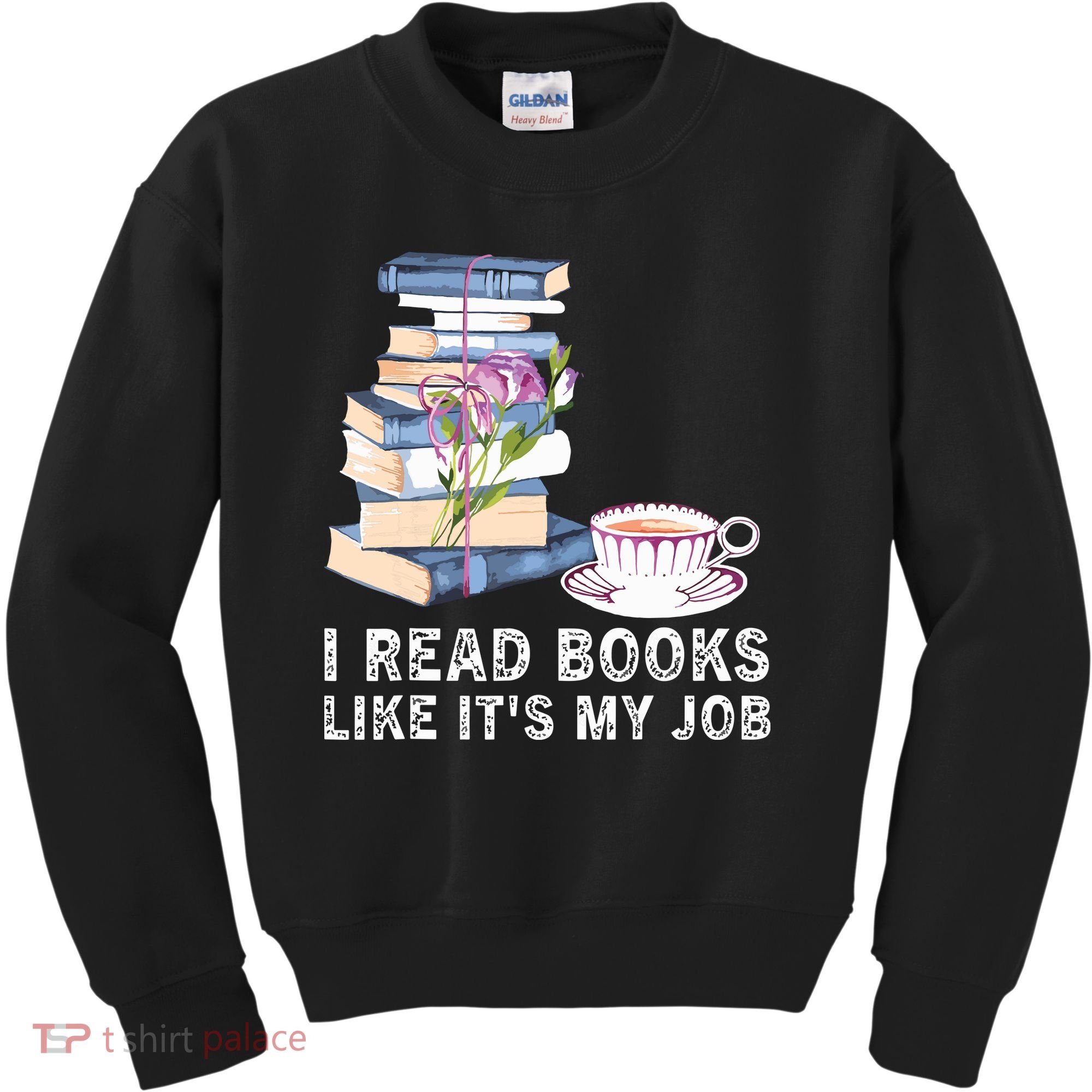 I Read Books Like Its My Job School Librarian Kids Sweatshirt