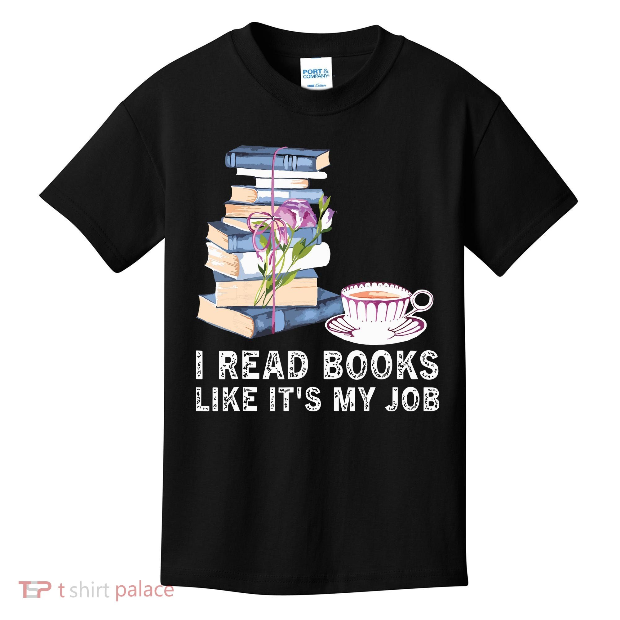 I Read Books Like Its My Job School Librarian Kids T-Shirt